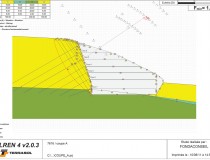 Exemple de calcul d’une paroi en béton projeté avec le logiciel TALREN ; Milieu Hospitalier, Ecully, Rhône (69).